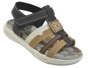 Papete Infantil Beira Rio Molekinho - Cafe/Branco/Camel Atacado