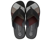 Chinelo Cartago Montreal - Preto/Cinza/Bordo Atacado