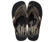 Chinelo Cartago Dakar - Marrom/Marrom/Cinza Atacado