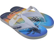 Chinelo Mormaii Tropical  Graphics - Branco/Laranja Atacado