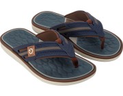Chinelo Cartago Lyon III - Bege/Azul Atacado