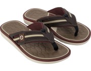 Chinelo Cartago Lyon III - Bege/Marrom Atacado