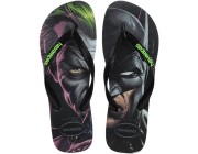 Chinelo Havaianas Top Herois DC - Preto/Preto/Verde Atacado