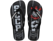 Chinelo Havaianas Top Times Corinthians - Preto/Preto Atacado