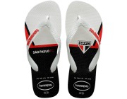 Chinelo Havaianas Top Times São Paulo - Branco/Branco Atacado
