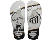 Chinelo Havaianas Top Times Santos - Branco Atacado