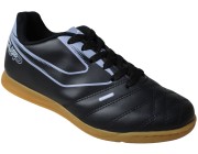 Chuteira Futsal Topper - Preto/Cinza Atacado
