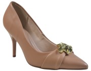 Scarpin Beira Rio - Nude Atacado