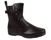 Bota Rasteira Cano Curto Mooncity - Marrom Atacado
