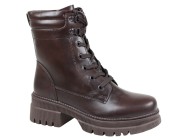 Bota Coturno Cano Médio Mooncity - Marrom Atacado