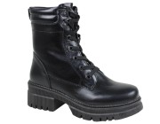 Bota Coturno Cano Médio Mooncity - Preto Atacado