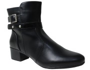 Bota Cano Curto Mooncity - Preto Atacado
