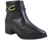 Bota Cano Curto Beira Rio Moleca - Preto Atacado