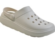 Clog Beira Rio Moleca - Branco Off Atacado