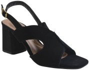 Sandália Beira Rio Salto Alto - Preto Atacado