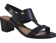 Sandália Salto Alto Beira Rio - Preto Atacado