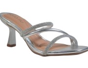 Tamanco Beira Rio - Crystal Silver Atacado