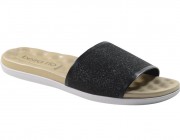 Chinelo Gáspea Beira Rio - Glitter Preto Atacado