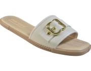 Chinelo Beira Rio Moleca - Branco Off Atacado