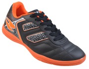Chuteira Infantil Futsal Dray - Preto/Laranja Atacado