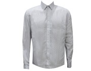Camisa Social Broken Rules - Branco/Preto Atacado