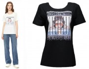 Blusa T-Shirt Facinelli - Preto Atacado